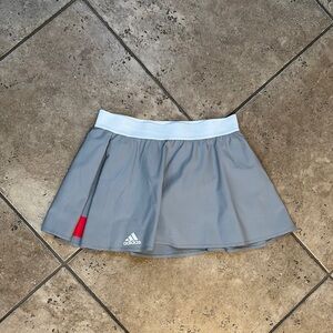 Adidas Gray Skirt with Red and White Details